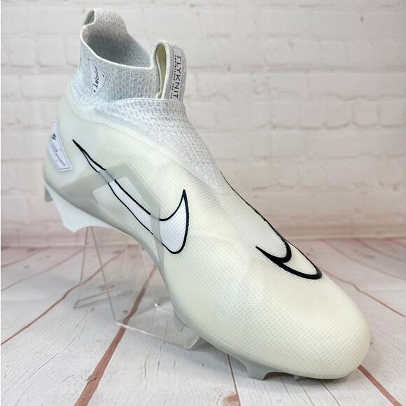 Nike Alpha Menace Elite 3 White Platinum Football Cleats Mens Sz 11 (DM1792-109) - Picture 2 of 10